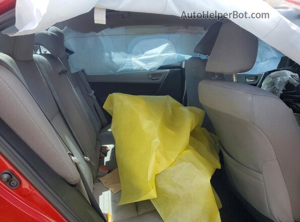2T1BURHE6GC670606 2016 TOYOTA COROLLA Red Հետևի նստատեղերի տեսք