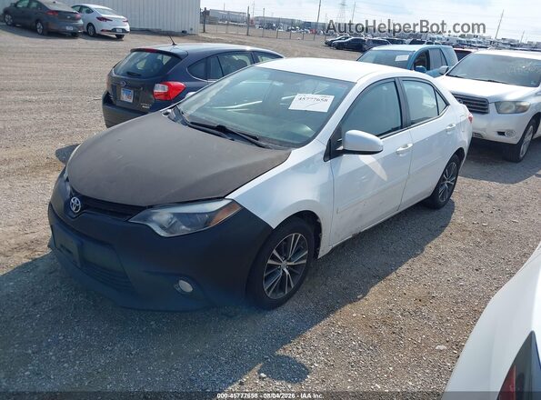 2T1BURHE6GC691505 2016 TOYOTA COROLLA White წინა მარცხენა ხედი სამი მეოთხედიდან