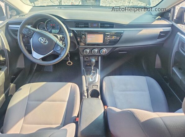 2T1BURHE6GC734160 2016 TOYOTA COROLLA Black Առջևի վահանակի տեսք