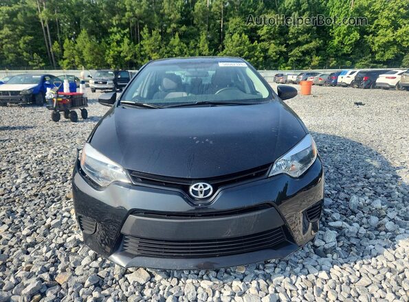 2T1BURHE6GC734160 2016 TOYOTA COROLLA Black Դիմացի տեսք