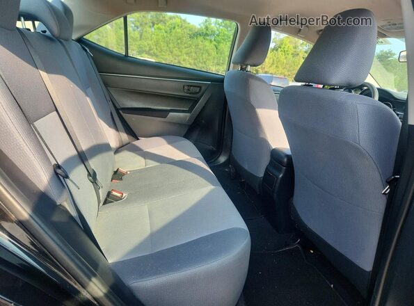 2T1BURHE6GC734160 2016 TOYOTA COROLLA Black Հետևի նստատեղերի տեսք