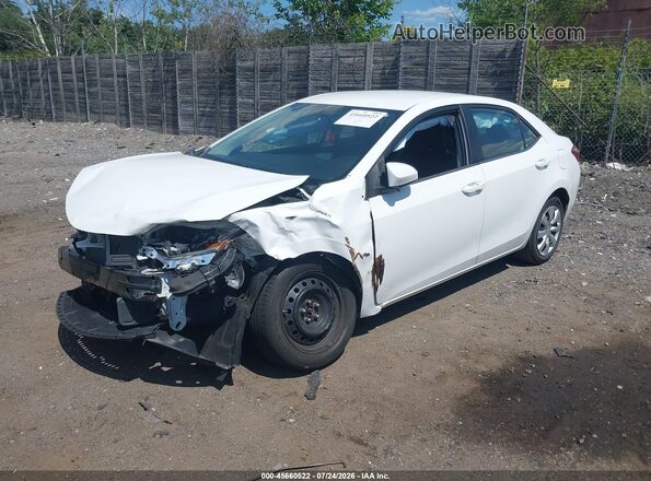 2T1BURHE6GC738130 2016 TOYOTA COROLLA White Vista tres cuartos delantera izquierda