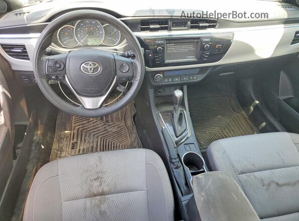 2T1BURHE6GC741688 2016 TOYOTA COROLLA Black Вид панелі приладів