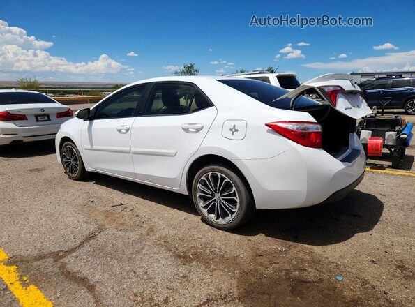 2T1BURHE6GC741903 2016 TOYOTA COROLLA Белый Задняя левая четверть