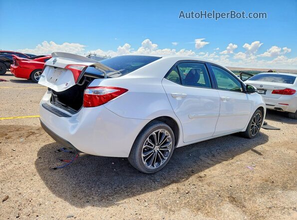 2T1BURHE6GC741903 2016 TOYOTA COROLLA Белый Задняя правая четверть