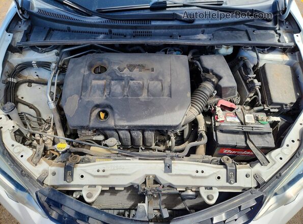 2T1BURHE6GC741903 2016 TOYOTA COROLLA Белый Вид задней части салона