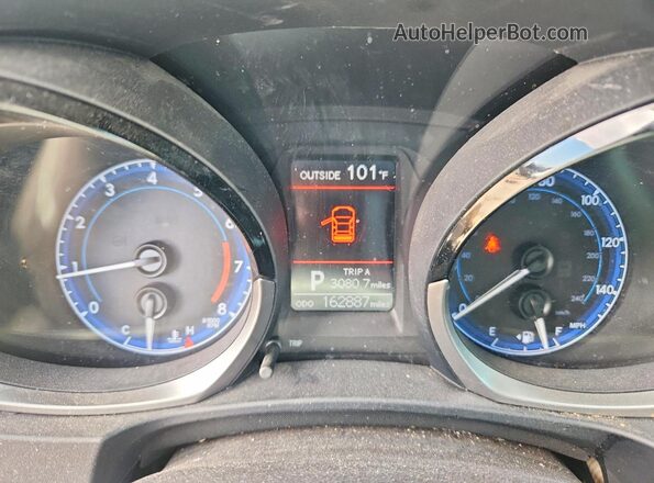 2T1BURHE6GC741903 2016 TOYOTA COROLLA Белый Вид щитка приборов