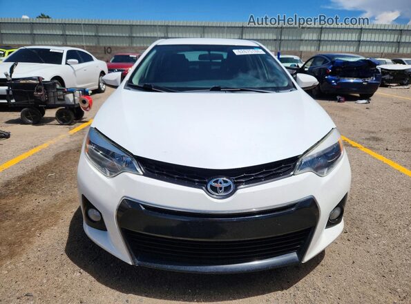 2T1BURHE6GC741903 2016 TOYOTA COROLLA Белый Вид спереди
