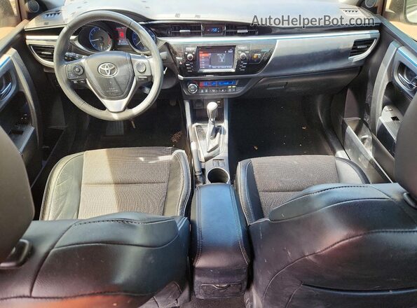 2T1BURHE6GC741903 2016 TOYOTA COROLLA Белый Вид панели приборов
