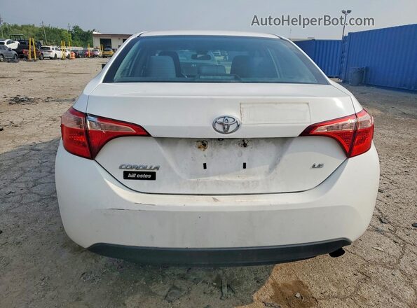 2T1BURHE6HC754037 2017 TOYOTA COROLLA White Widok z tyłu