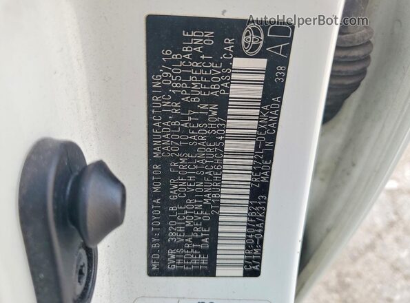 2T1BURHE6HC754037 2017 TOYOTA COROLLA White Widok komory silnika
