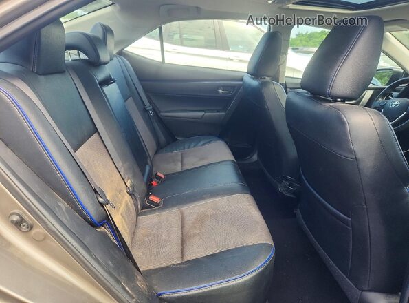 2T1BURHE6HC755866 2017 TOYOTA COROLLA Brown Widok tylnych siedzeń