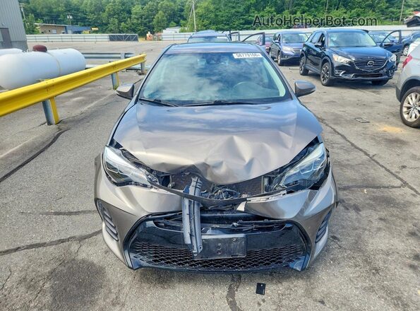 2T1BURHE6HC755866 2017 TOYOTA COROLLA Brown Widok z przodu