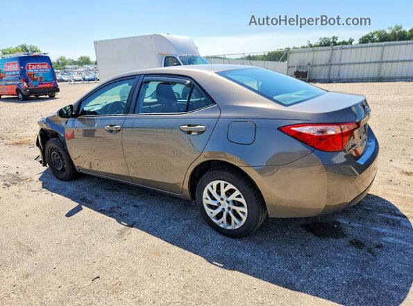 2T1BURHE6HC766186 2017 TOYOTA COROLLA Brown უკანა მარცხენა