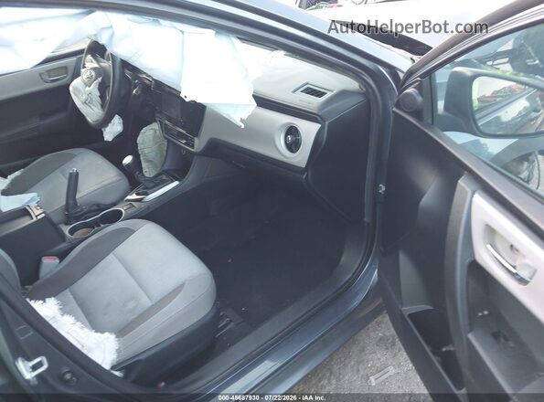 2T1BURHE6HC773400 2017 TOYOTA COROLLA Серый Вид салона спереди