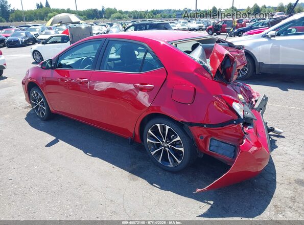 2T1BURHE6HC799415 2017 TOYOTA COROLLA Красный Задняя левая четверть