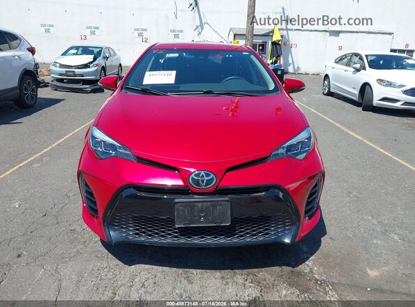 2T1BURHE6HC799415 2017 TOYOTA COROLLA Красный Вид щитка приборов