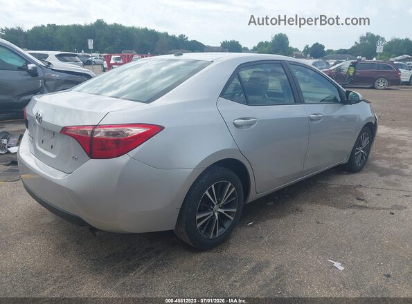 2T1BURHE6HC804239 2017 TOYOTA COROLLA Silver Tył prawy