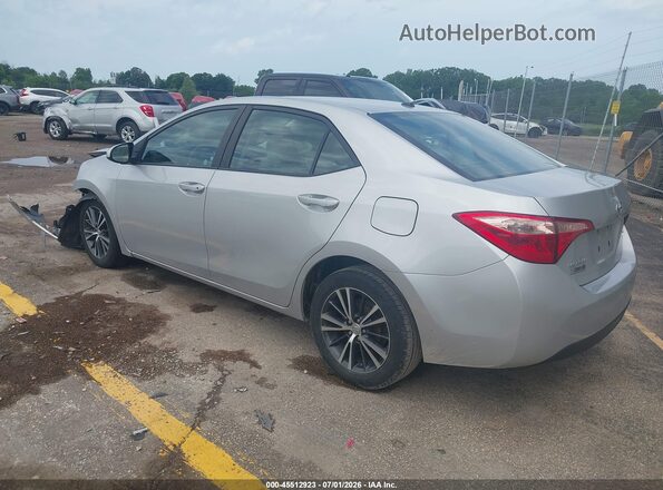 2T1BURHE6HC804239 2017 TOYOTA COROLLA Silver Tył lewy