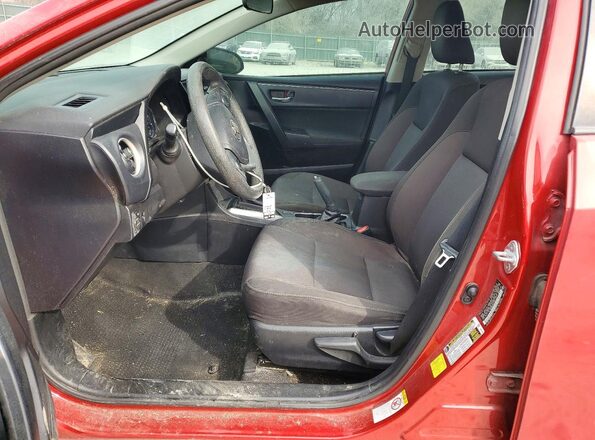 2T1BURHE6HC817217 2017 TOYOTA COROLLA Red წინა სალონის ხედი
