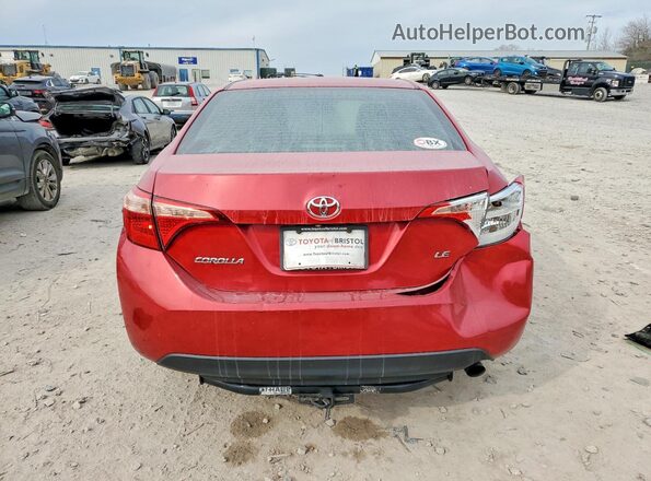 2T1BURHE6HC817217 2017 TOYOTA COROLLA Red უკანა ხედი