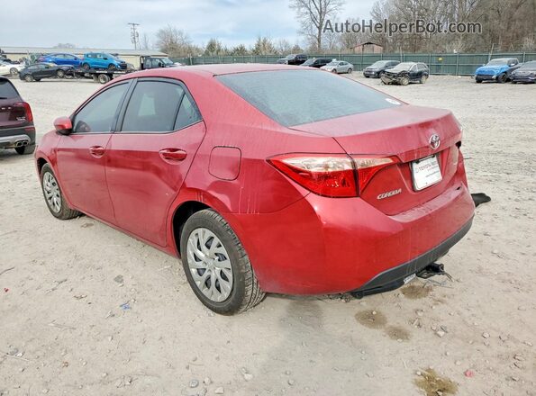 2T1BURHE6HC817217 2017 TOYOTA COROLLA Red უკანა მარცხენა
