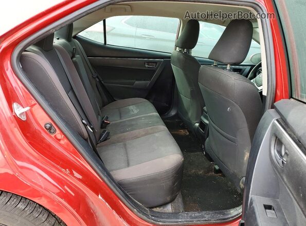 2T1BURHE6HC817217 2017 TOYOTA COROLLA Red უკანა სავარძლების ხედი