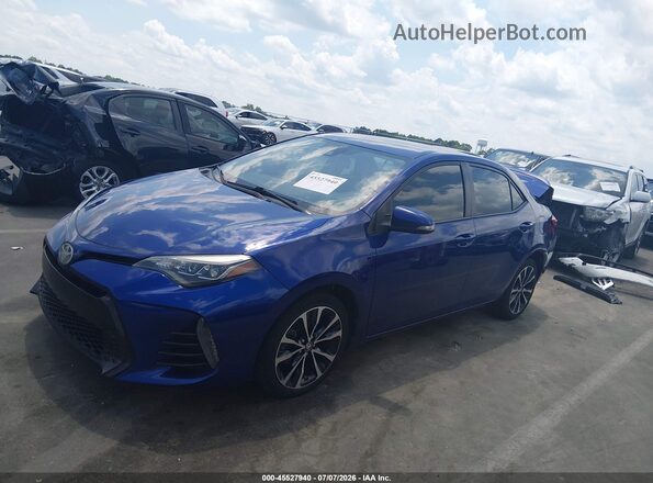 2T1BURHE6HC818979 2017 TOYOTA COROLLA Blue Przód lewy