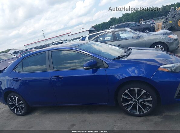 2T1BURHE6HC818979 2017 TOYOTA COROLLA Blue Widok wnętrza z tyłu
