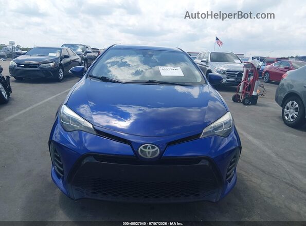 2T1BURHE6HC818979 2017 TOYOTA COROLLA Blue Widok zestawu wskaźników