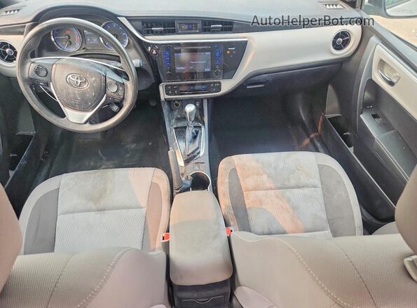 2T1BURHE6HC830226 2017 TOYOTA COROLLA Silver Առջևի վահանակի տեսք