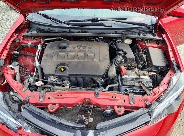 2T1BURHE6HC853344 2017 TOYOTA COROLLA Red Սալոնի հետևի տեսք