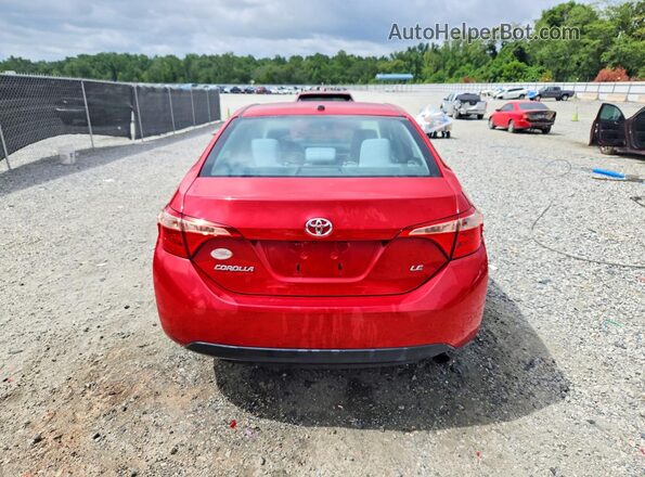 2T1BURHE6HC853344 2017 TOYOTA COROLLA Red Հետևի տեսք