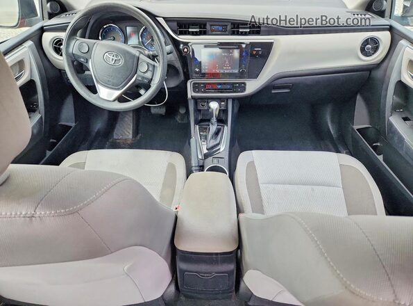 2T1BURHE6HC853344 2017 TOYOTA COROLLA Red Առջևի վահանակի տեսք