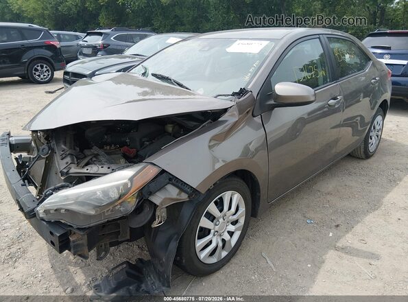 2T1BURHE6HC876512 2017 TOYOTA COROLLA Gray Передня ліва чверть