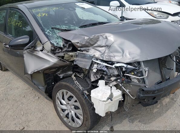 2T1BURHE6HC876512 2017 TOYOTA COROLLA Gray Вид спереду