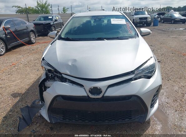 2T1BURHE6HC886599 2017 TOYOTA COROLLA Серебряный Вид щитка приборов