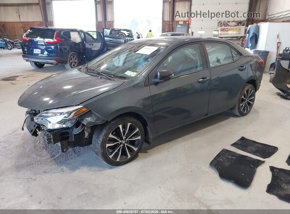 2T1BURHE6HC888675 2017 TOYOTA COROLLA Gray Vista tres cuartos delantera izquierda