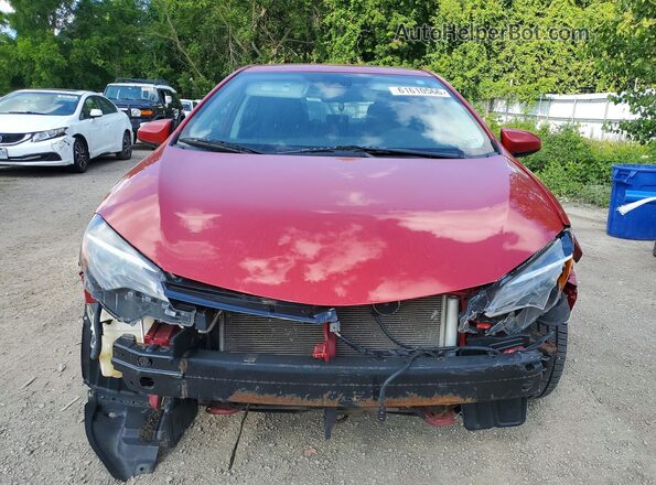 2T1BURHE6HC904213 2017 TOYOTA COROLLA Красный Вид спереди