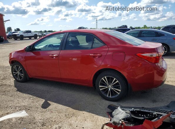 2T1BURHE6HC904213 2017 TOYOTA COROLLA Красный Задняя левая четверть