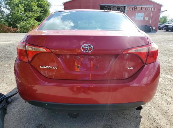 2T1BURHE6HC904213 2017 TOYOTA COROLLA Красный Вид салона спереди