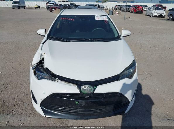 2T1BURHE6HC927944 2017 TOYOTA COROLLA White Вид щитка приладів