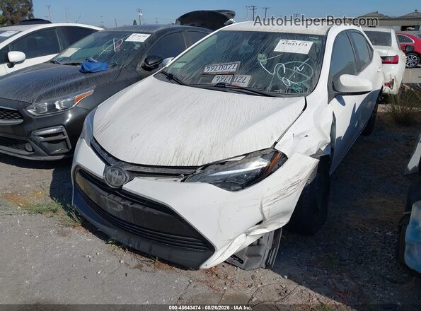 2T1BURHE6HC943433 2017 TOYOTA COROLLA White Przód lewy