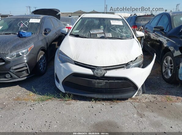 2T1BURHE6HC943433 2017 TOYOTA COROLLA White Widok wnętrza z tyłu