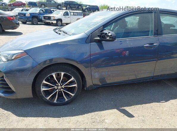 2T1BURHE6HC953508 2017 TOYOTA COROLLA Blue Front view