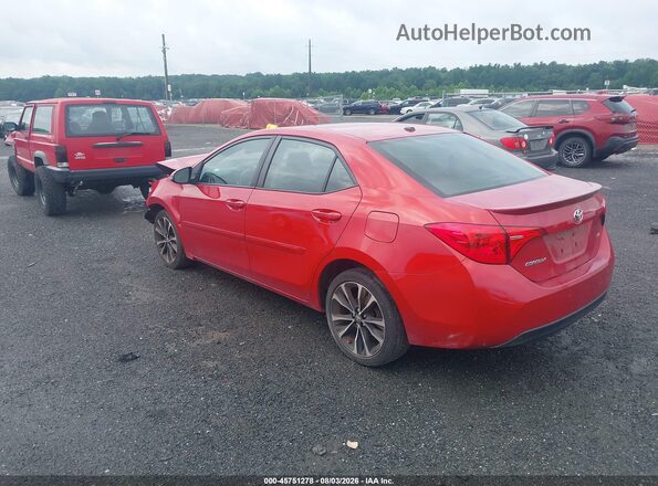 2T1BURHE6JC002554 2018 TOYOTA COROLLA Red Հետևի ձախ