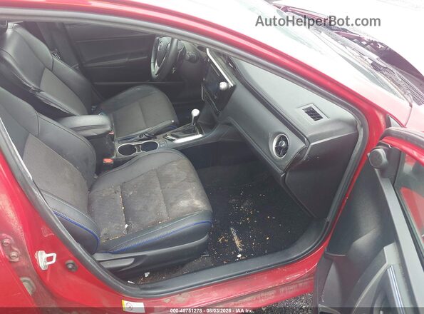 2T1BURHE6JC002554 2018 TOYOTA COROLLA Red Սալոնի դիմացի տեսք