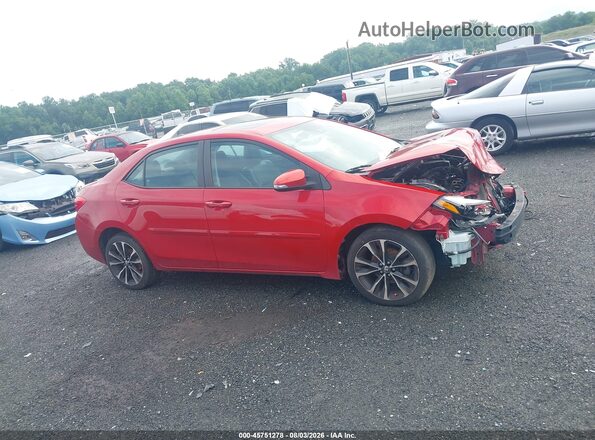 2T1BURHE6JC002554 2018 TOYOTA COROLLA Red Սալոնի հետևի տեսք