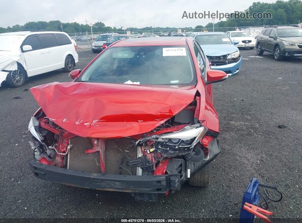 2T1BURHE6JC002554 2018 TOYOTA COROLLA Red Սարքավորումների վահանակի տեսք