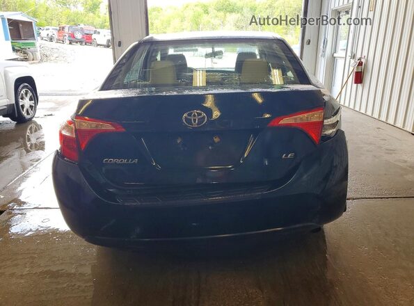 2T1BURHE6JC009309 2018 TOYOTA COROLLA Blue Widok z tyłu